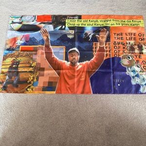Kayne West banner to hang on wall